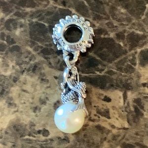 Authentic Pandora Disney Luminous Ariel Dangle Charm S925 ALE